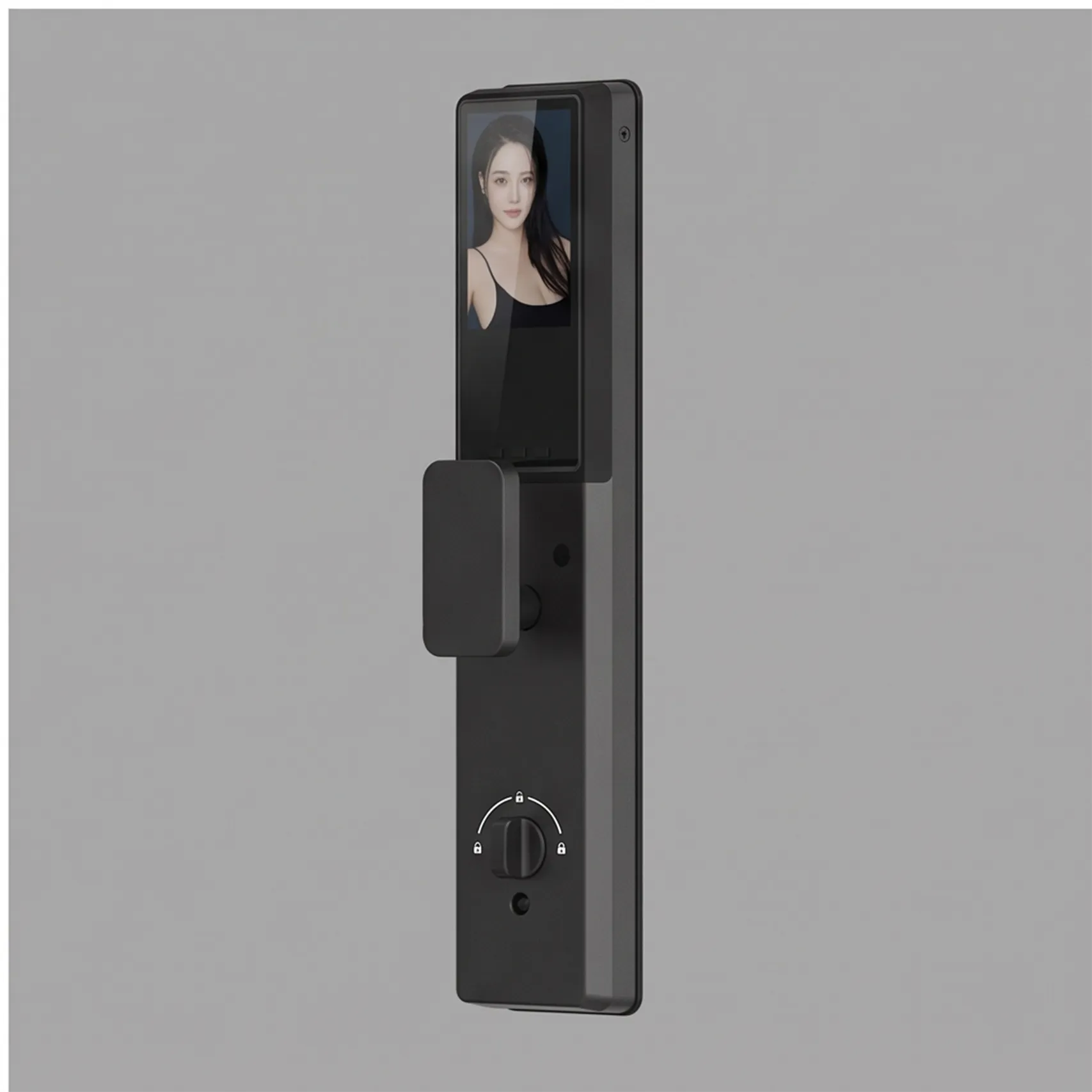 კარის ჭკვიანი საკეტი H30 3D Face Recognition Smart Lock - 4